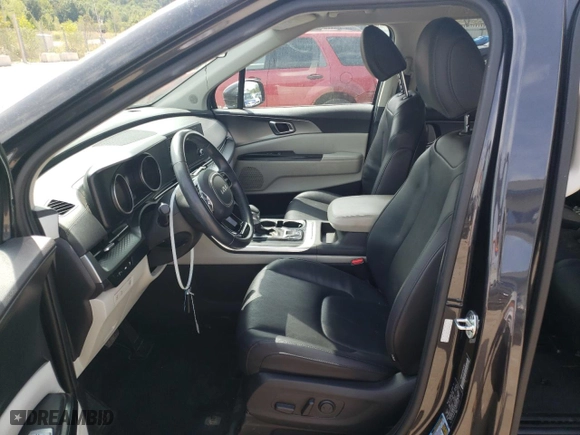 2022 Kia Carnival LXS with VIN KNDNB4H37N6136345, listed as a Copart auction lot 67532103 with 43,809 mi miles and Salvage Title. Bid and sale history available at carsss.com. Image 7.