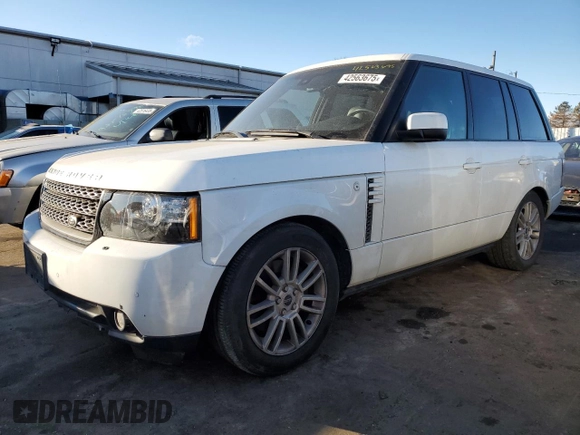 2012 Land Rover Range Rover HSE with VIN SALME1D45CA384306, listed as a Copart auction lot 42563675 with 103,567 mi miles and Salvage title. Bid and sale history available at DreamBid. Image 1.