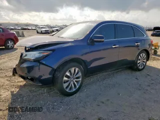 2015 Acura MDX Technology z VIN 5FRYD4H41FB004458, wystawiony jako Copart lot #59270205 z przebiegiem 118 301 mil mil oraz Szkoda całkowita • Salvage title. Historia ofert i sprzedaży dostępna na DreamBid. Obrazek 1.
