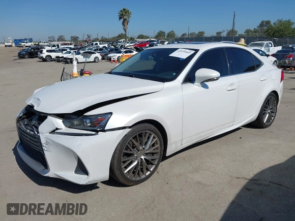 2017 Lexus IS 200t with VIN JTHBA1D28H5057521, listed as a IAAI auction lot 42539469 with 95,825 mi miles and . Bid and sale history available at DreamBid. Image 2.