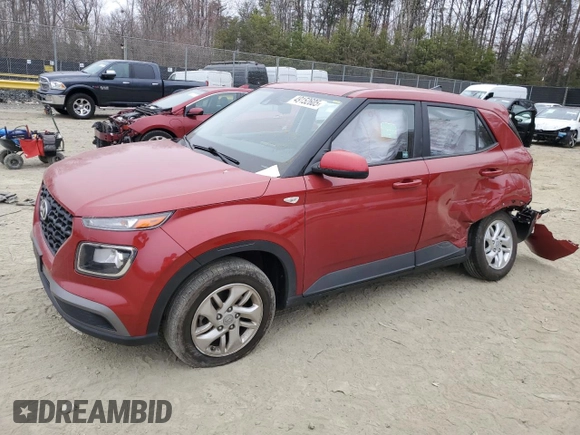 2021 Hyundai Venue SE with VIN KMHRB8A39MU066548, listed as a Copart auction lot 49152605 with 64,568 mi miles and Salvage Title. Bid and sale history available at DreamBid. Image 1.