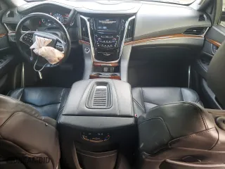 2019 Cadillac Escalade Premium Luxury with VIN 1GYS4CKJ3KR214350, listed as a Copart auction lot 85612394 with 91,510 mi miles and Salvage Title. Bid and sale history available at carsss.com. Image 8.