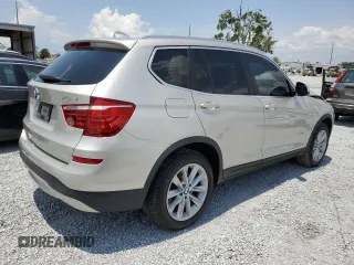 2017 BMW X3 sDrive28i with VIN 5UXWZ7C30H0V92699, listed as a Copart auction lot 56203265 with 101,328 mi miles and Salvage Title. Bid and sale history available at DreamBid. Image 3.
