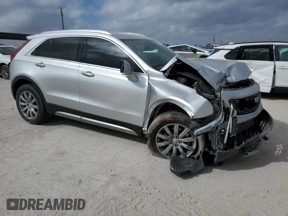 2021 Cadillac XT4 FWD Premium Luxury with VIN 1GYFZCR48MF071547, listed as a Copart auction lot 47564075 with 26,955 mi miles and Non Repairable. Bid and sale history available at carsss.com. Image 4.