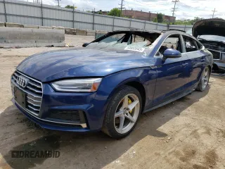 2018 Audi A5 Sportback Premium with VIN WAUDNCF51JA100981, listed as a Copart auction lot 59953943 with 0 mi miles. Bid and sale history available at carsss.com. Image 1.