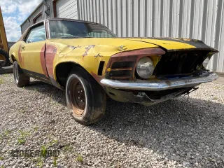 1970 Ford Mustang with VIN 0F01F114329, listed as a Copart auction lot 61922465 with 37,294 mi miles and Clean title. Bid and sale history available at DreamBid. Image 2.