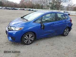 2017 Honda Fit EX-L with VIN 3HGGK5H80HM704757, listed as a Copart auction lot 80079734 with 53,397 mi miles and Salvage Title. Bid and sale history available at DreamBid. Image 1.