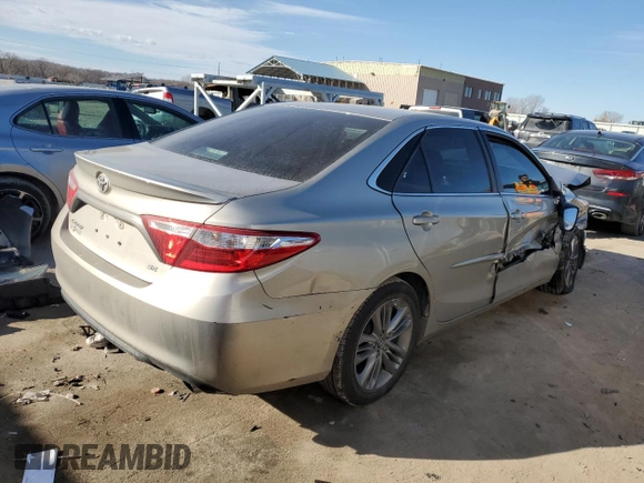 2016 Toyota Camry XLE with VIN 4T1BF1FKXGU218421, listed as a Copart auction lot 46995775 with 144,647 mi miles and Salvage Title. Bid and sale history available at carsss.com. Image 3.