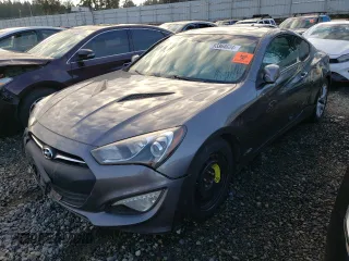2014 Hyundai Genesis Coupe 2.0T z VIN KMHHT6KD6EU119079, wystawiony jako Copart lot #83364634 z przebiegiem 85 647 mil mil oraz Szkoda całkowita • Salvage title. Historia ofert i sprzedaży dostępna na DreamBid. Obrazek 1.