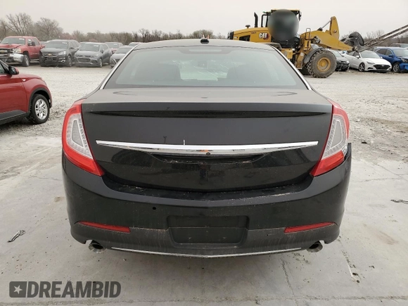 2015 Lincoln MKS with VIN 1LNHL9DK1FG600791, listed as a Copart auction lot 49575395 with 80,391 mi miles and Salvage Title. Bid and sale history available at carsss.com. Image 6.