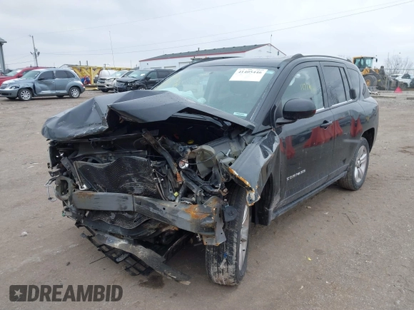 2014 Jeep Compass Latitude with VIN 1C4NJCEA8ED550147, listed as a IAAI auction lot 41405446 with 127,240 mi miles. Bid and sale history available at carsss.com. Image 2.