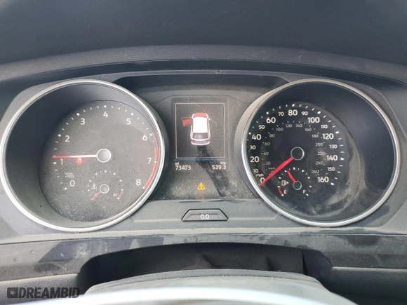 2019 Volkswagen Tiguan S with VIN 3VV1B7AX0KM196106, listed as a Copart auction lot 49920925 with 73,473 mi miles and Salvage Title. Bid and sale history available at carsss.com. Image 9.