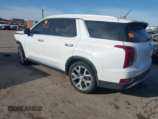 2022 Hyundai Palisade SEL z VIN KM8R3DHE4NU351611, wystawiony jako IAAI lot #41784957 z przebiegiem 76 678 mil mil oraz . Historia ofert i sprzedaży dostępna na DreamBid. Obrazek 3.