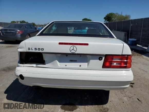 1999 Mercedes-Benz SL 500 z VIN WDBFA68F2XF179425, wystawiony jako Copart lot #48939955 z przebiegiem 117 379 mil mil oraz Szkoda całkowita • Salvage title. Historia ofert i sprzedaży dostępna na DreamBid. Obrazek 6.