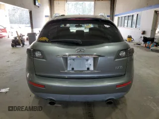 2005 Infiniti FX z VIN JNRAS08W25X200190, wystawiony jako Copart lot #86908434 z przebiegiem 269 591 mil mil oraz Szkoda całkowita • Salvage title. Historia ofert i sprzedaży dostępna na DreamBid. Obrazek 6.