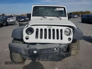 2018 Jeep Wrangler JK Unlimited Sport S with VIN 1C4BJWDG7JL865323, listed as a Copart auction lot 82657514 with 15,408 mi miles and Salvage Title. Bid and sale history available at carsss.com. Image 5.