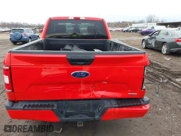 2020 Ford F-150 XL with VIN 1FTEX1EP0LFC31673, listed as a IAAI auction lot 41509569 with 55,048 mi miles. Bid and sale history available at carsss.com. Image 16.