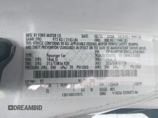 2012 Ford Focus SE with VIN 1FAHP3F25CL239383, listed as a IAAI auction lot 41656033 with 127,011 mi miles and . Bid and sale history available at DreamBid. Image 9.