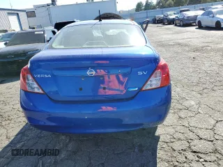 2012 Nissan Versa SV with VIN 3N1CN7AP4CL862165, listed as a Copart auction lot 45998665 with 0 mi miles and Salvage Title. Bid and sale history available at carsss.com. Image 6.