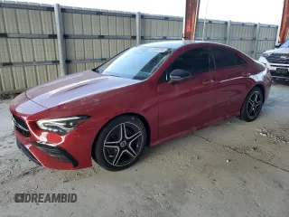 2025 Mercedes-Benz CLA 250 z VIN W1K5J4GB9SN481816, wystawiony jako Copart lot #56008765 z przebiegiem 4 909 mil mil oraz Nie do naprawy • Non repairable. Historia ofert i sprzedaży dostępna na DreamBid. Obrazek 1.