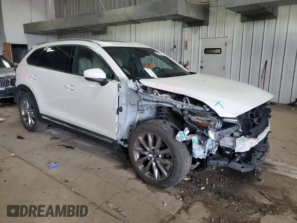 2017 Mazda CX-9 Grand Touring z VIN JM3TCBDY6H0142436, wystawiony jako Copart lot #59614265 z przebiegiem 76 833 mil mil oraz Czysty tytuł • Clean title. Historia ofert i sprzedaży dostępna na DreamBid. Obrazek 4.