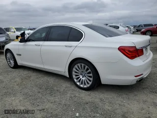2012 BMW 7 Series 750i xDrive with VIN WBAKC6C56CDX99416, listed as a Copart auction lot 47845335 with 114,198 mi miles and Salvage Title. Bid and sale history available at carsss.com. Image 2.