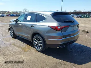 2024 Acura MDX w/Technology Package with VIN 5J8YE1H47RL005369, listed as a IAAI auction lot 41982915 with 17,307 mi miles. Bid and sale history available at carsss.com. Image 3.