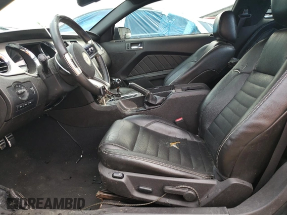 2010 Ford Mustang GT with VIN 1ZVBP8CH6A5117040, listed as a Copart auction lot 62229985 with 126,595 mi miles and Salvage title. Bid and sale history available at DreamBid. Image 7.
