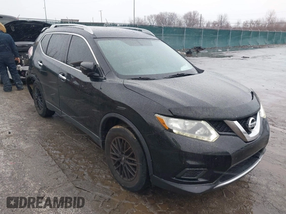 2016 Nissan Rogue SL with VIN 5N1AT2MT1GC850588, listed as a IAAI auction lot 38319626 with 116,748 mi miles. Bid and sale history available at carsss.com. Image 1.