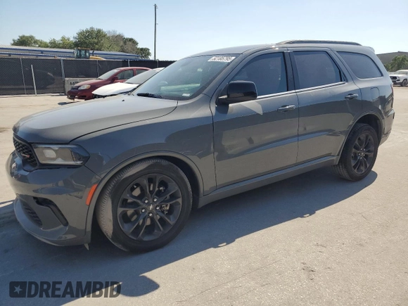 2023 Dodge Durango GT с VIN 1C4RDHDGXPC624950, выставлен на аукционе Copart как лот 52185795 с пробегом 37 265 миль миль и Списание • Salvage title. История ставок и продаж доступна на DreamBid. Изображение 1.