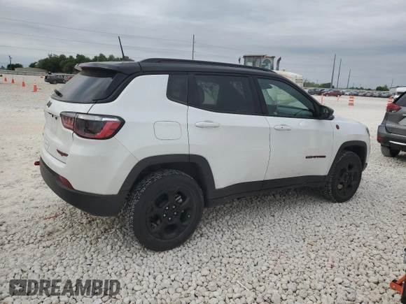 2023 Jeep Compass Trailhawk with VIN 3C4NJDDN2PT570613, listed as a Copart auction lot 53296045 with 14,978 mi miles and Salvage title. Bid and sale history available at DreamBid. Image 3.