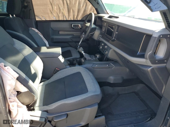 2022 Ford Bronco with VIN 1FMDE5AH5NLB19801, listed as a Copart auction lot 89247225 with 7,759 mi miles and Salvage Title. Bid and sale history available at carsss.com. Image 7.
