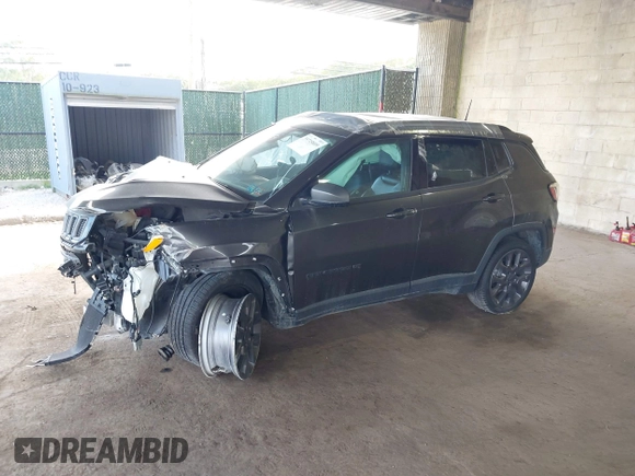 2021 Jeep Compass 80th Anniversary with VIN 3C4NJDEB5MT513841, listed as a IAAI auction lot 40493968 with 45,019 mi miles and . Bid and sale history available at DreamBid. Image 18.