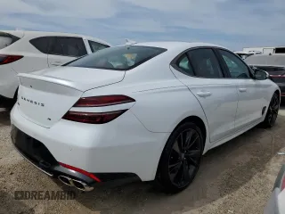 2023 Genesis G70 2.0T with VIN KMTG34TA7PU121730, listed as a Copart auction lot 75215424 with 937 mi miles and Non Repairable. Bid and sale history available at carsss.com. Image 3.