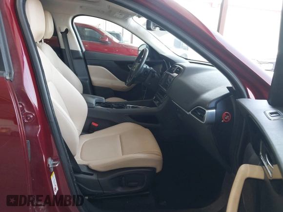 2017 Jaguar F-Pace 35t with VIN SADCS2BVXHA065444, listed as a IAAI auction lot 42441965 with 52,893 mi miles and . Bid and sale history available at DreamBid. Image 5.