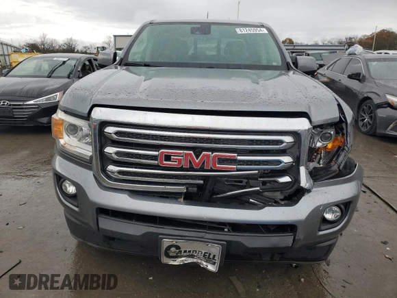 2018 GMC Canyon 2WD SLE with VIN 1GTG5CEN5J1216265, listed as a Copart auction lot 81245954 with 77,464 mi miles and Salvage Title. Bid and sale history available at carsss.com. Image 5.
