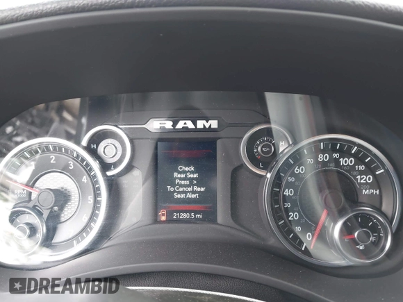 2024 Ram 2500 Tradesman with VIN 3C6UR5HJ4RG125908, listed as a IAAI auction lot 42198984 with 21,280 mi miles and . Bid and sale history available at DreamBid. Image 7.