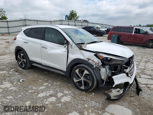 2017 Hyundai Tucson Limited z VIN KM8J3CA20HU539022, wystawiony jako Copart lot #58570965 z przebiegiem 34 098 mil mil oraz Szkoda całkowita • Salvage title. Historia ofert i sprzedaży dostępna na DreamBid. Obrazek 4.