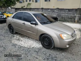 2006 Kia Spectra EX with VIN KNAFE121465238207, listed as a Copart auction lot 45762324 with 135,860 mi miles and Non Repairable. Bid and sale history available at carsss.com. Image 4.
