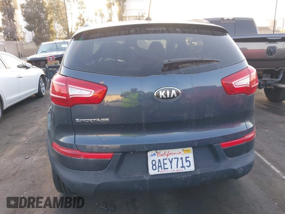2013 Kia Sportage LX with VIN KNDPB3A24D7478526, listed as a IAAI auction lot 41943076 with 106,109 mi miles and . Bid and sale history available at carsss.com. Image 13.