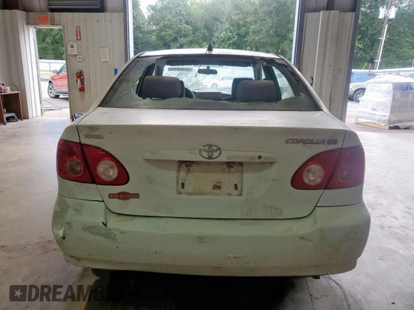 2006 Toyota Corolla CE with VIN 1NXBR32E46Z763998, listed as a Copart auction lot 62304595 with Not provided miles and Clean title. Bid and sale history available at DreamBid. Image 6.