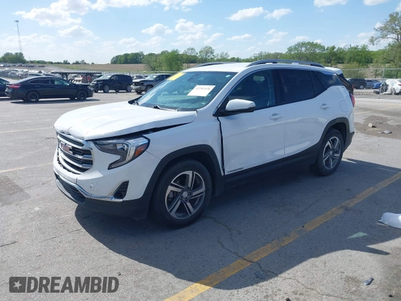 2021 GMC Terrain SLT with VIN 3GKALPEV7ML391587, listed as a IAAI auction lot 42281436 with 93,553 mi miles and . Bid and sale history available at DreamBid. Image 18.