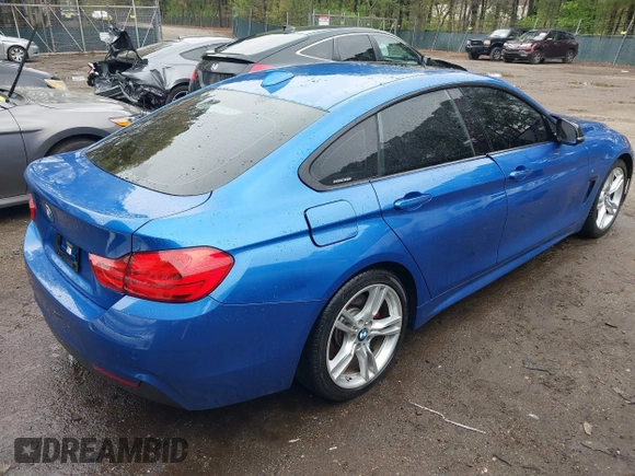 2017 BMW 4 Series 430i with VIN WBA4F7C59HG438578, listed as a IAAI auction lot 41972301 with 77,506 mi miles and . Bid and sale history available at DreamBid. Image 4.