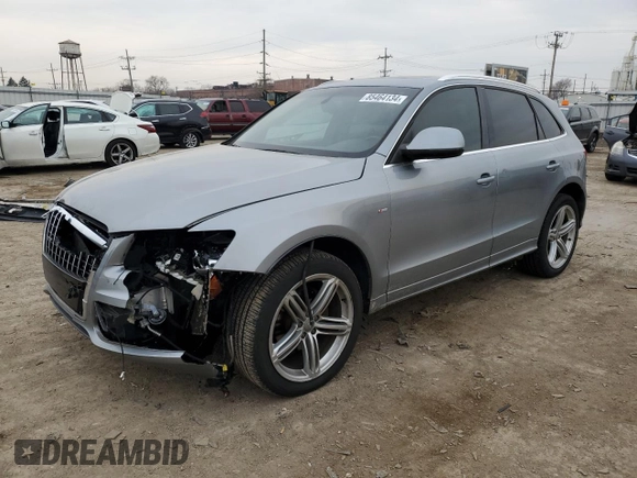 2011 Audi Q5 Prestige with VIN WA1WKAFP2BA075756, listed as a Copart auction lot 85464134 with 106,924 mi miles and Salvage title. Bid and sale history available at DreamBid. Image 1.