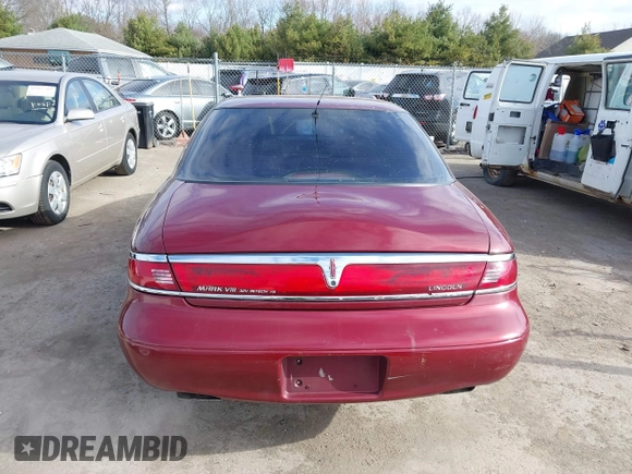 1997 Lincoln Mark VIII with VIN 1LNLM91V9VY637988, listed as a IAAI auction lot 41980611 with 151,121 mi miles and . Bid and sale history available at DreamBid. Image 16.