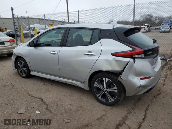 2020 Nissan LEAF SV Plus with VIN 1N4BZ1CP6LC301328, listed as a Copart auction lot 46263255 with 23,034 mi miles and Salvage Title. Bid and sale history available at DreamBid. Image 2.