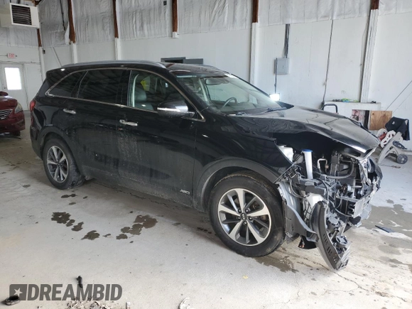 2019 Kia Sorento EX with VIN 5XYPHDA55KG521169, listed as a Copart auction lot 87965365 with 86,465 mi miles and Salvage Title. Bid and sale history available at DreamBid. Image 4.