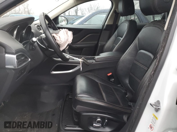 2020 Jaguar F-Pace 30t Prestige with VIN SADCK2GXXLA631850, listed as a Copart auction lot 87224784 with 84,850 mi miles and Salvage Title. Bid and sale history available at DreamBid. Image 7.