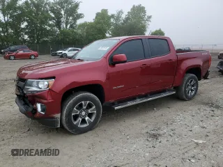 2019 Chevrolet Colorado 4WD Z71 with VIN 1GCGTDEN0K1202710, listed as a Copart auction lot 59925815 with 37,168 mi miles and Salvage title. Bid and sale history available at DreamBid. Image 1.