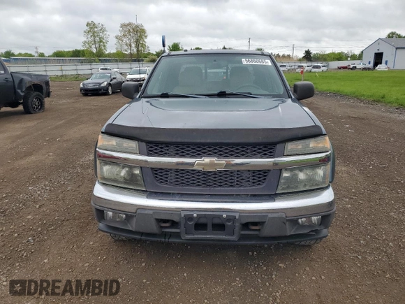 2006 Chevrolet Colorado 2LT z VIN 1GCDT136768215206, wystawiony jako Copart lot #56860685 z przebiegiem 162 340 mil mil oraz Czysty tytuł • Clean title. Historia ofert i sprzedaży dostępna na DreamBid. Obrazek 5.